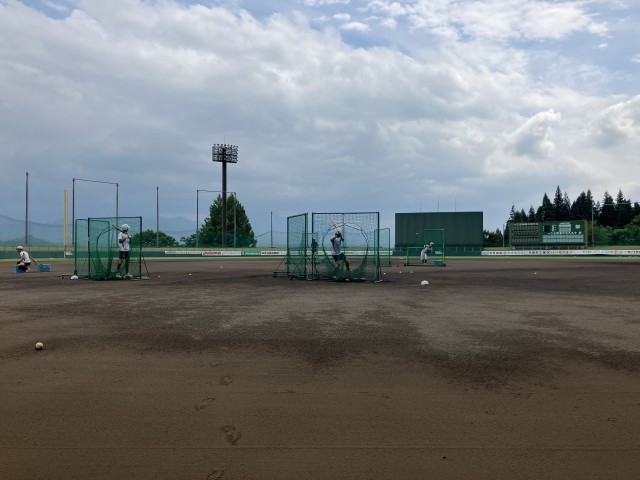硬式野球部練習風景２