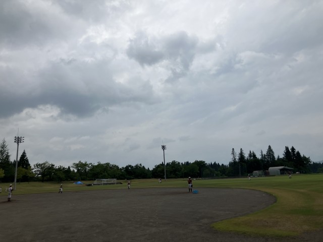 軟式野球部練習風景