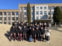 キャンパスツアーに参加した様子