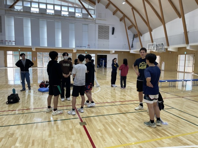 練習試合後の交流会について